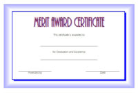 10+ Certificate Of Merit Templates Editable Free Download throughout Physical Fitness Certificate Template Editable