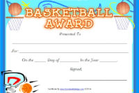 13 Free Sample Basketball Certificate Templates within Simple Basketball Achievement Certificate Editable Templates