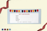 20+ Birthday Gift Certificate Templates - Free Sample pertaining to Birthday Gift Certificate