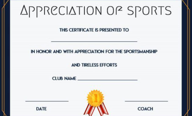 20+ Free Sports Certificate Templates: Unique, Modern And regarding Sports Day Certificate Templates