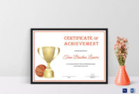 27+ Basketball Certificate Templates – Psd | Free with regard to Simple Basketball Achievement Certificate Editable Templates