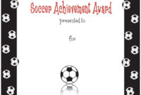 5+ Sports Certificates Free Download with regard to Stunning Soccer Achievement Certificate Template