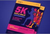 5K Run &amp;amp; Walk Event Flyer 3971305 - Freepsdvn | Event for Awesome 5K Race Certificate Template