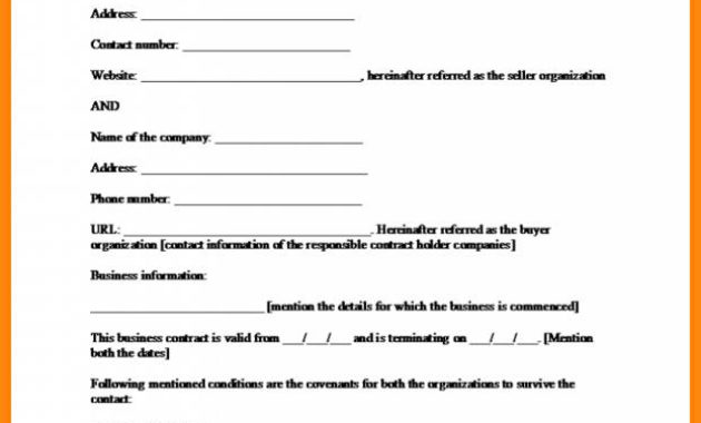 Amazing Building Construction Contract Template