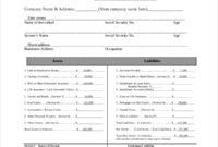 Amazing Detailed Personal Financial Statement Template