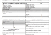 Amazing Household Income Statement Template