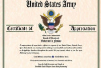 Army Certificate Of Appreciation Template | Certificate Of in Fantastic Best Wife Certificate Template