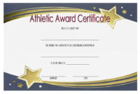 Athletic Award Certificate Template - 10+ Best Designs Free inside Fascinating Sobriety Certificate Template 7 Fresh Ideas Free
