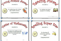 Award Certificates For Kids in New Super Reader Certificate Template