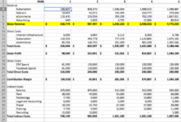 Awesome 5 Year Income Statement Template