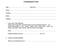 Awesome Art Commission Statement Template