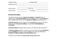 Awesome Dj Contract Agreement Template