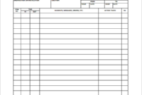 Awesome Manager Log Book Template