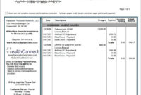Awesome Patient Billing Statement Template
