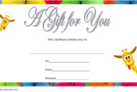 Baby Shower Gift Certificate Template Free: Top 7+ Ideas within 7 Babysitting Gift Certificate Template Ideas