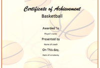 Basketball Certificate Templates - Word Templates pertaining to Basketball Tournament Certificate Template Free