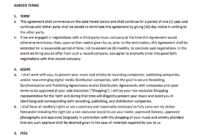 Best Booking Agent Contract Agreement