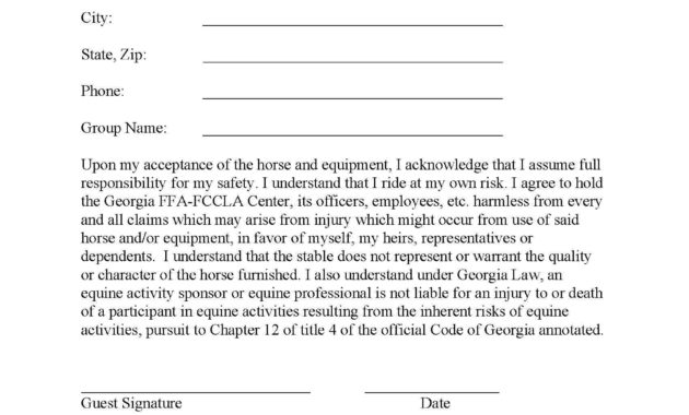 Best Horse Training Contract Template