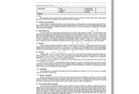 Best Pre Contract Disclosure Statement Template