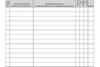 Best Submittal Log Template Excel