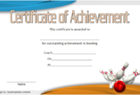 Bowling Certificate Of Achievement Free Printable 3 throughout Top Bowling Certificate Template