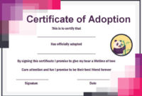 Build A Bear Certificate 13 Best And Attractive Templates with regard to Amazing Teddy Bear Birth Certificate Templates Free