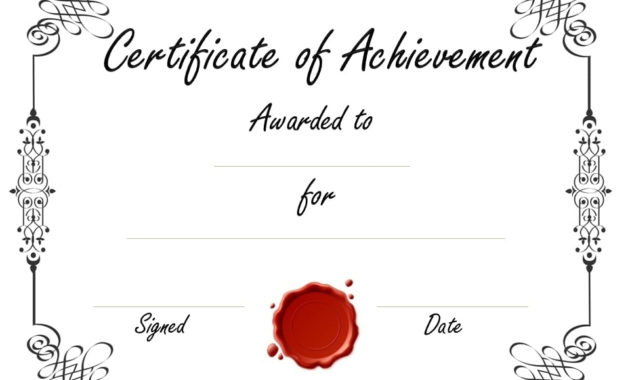 Certificate Of Achievement Template - Task List Templates with Stunning Science Achievement Certificate Templates