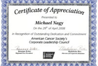 Certificate-Of-Appreciation-Samples-Pdfs intended for Best Employee Appreciation Certificate Template