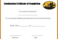 Certificate Of Completion 22 Templates In Word Format inside Anger Management Certificate Template