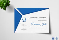 Certificate Of Marathon Achievement Design Template In Psd in Awesome Table Tennis Certificate Templates Free 7 Designs