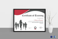 Certificate Of Training For Running Template In Psd, Word with Editable Running Certificate