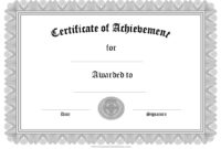 Certificate Template Editable – Certificates Templates Free with Swimming Achievement Certificate Free Printable