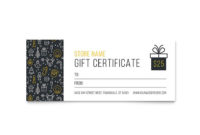 Christmas Wishes Gift Certificate Template Design with Fascinating Baptism Certificate Template Word 9 Fresh Ideas