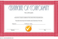 Conformity Certificate Template: 7+ Official Documents Free throughout Certificate Of Compliance Template 7 Docs Free