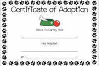 Dog Birth Certificate Template Free Beautiful What&amp;#039;S In A in Fantastic Rabbit Birth Certificate Template Free 2019 Designs