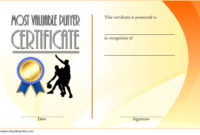 Download 10+ Basketball Mvp Certificate Editable Templates within Fantastic Pe Certificate Templates