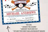 Editable Baseball Award Certificates Instant Download Team throughout Stunning Baseball Achievement Certificates