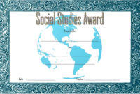 Editable Certificate Social Studies [10+ Perfect Designs Free] intended for Best Social Studies Certificate