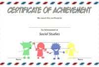 Editable Certificate Social Studies [10+ Perfect Designs Free] with regard to Best Social Studies Certificate
