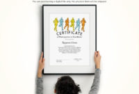 Editable Running Certificate Award Template Sports | Etsy in Awesome Editable Running Certificate