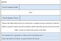 Fantastic Car Buying Contract Template