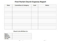 Fantastic Church Income And Expense Statement Template
