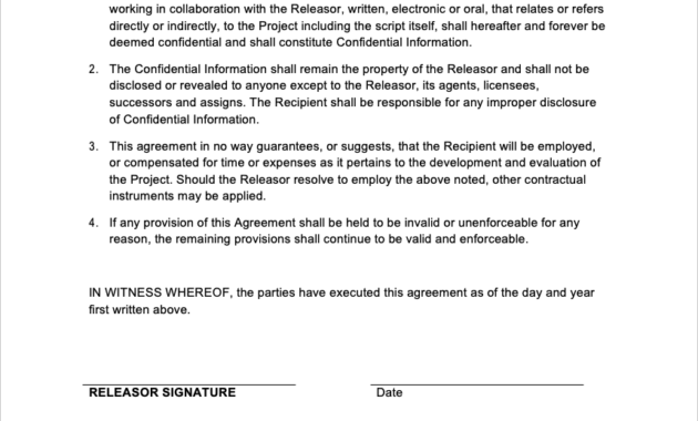 Fascinating Documentary Film Contract Template