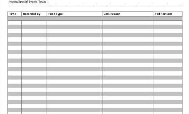 Fascinating Manager Log Book Template
