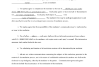 Fascinating Mediation Statement Template