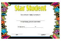 Free 10+ Super Star Student Certificate Templates for Star Student Certificate Templates