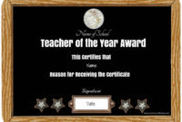 Free Certificate Of Appreciation For Teachers | Customize throughout Best Teacher Appreciation Certificate Templates