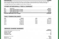 Free Novelty Bank Statement Template