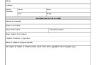 Free Police Statement Form Template