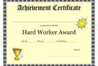 Free Printable Award Certificates For Elementary Students regarding Amazing Tennis Achievement Certificate Templates